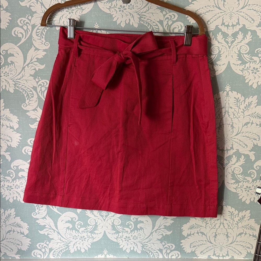 Banana Republic Red Pencil Skirt